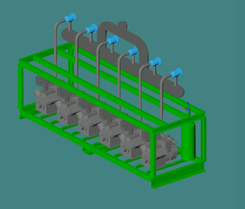 6 Bitzer compressor Revit
