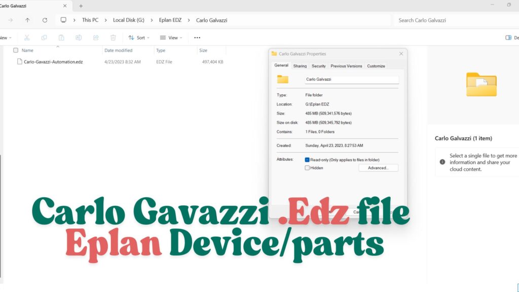 Carlo Gavazzi edz file